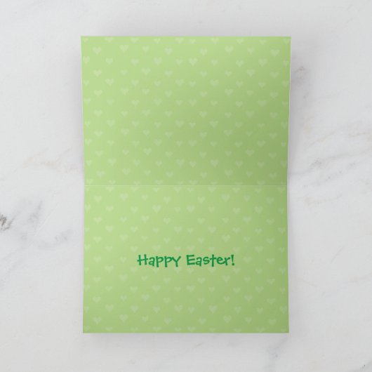 卵のバスケットの民芸イースターのコーギー及び友人 シーズンカード (内部)