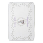 卵のバスマットのバスケットとイースターバニー バスマット (正面縦)