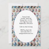 卵のバニー格言バスケット復活祭ディナー 招待状 (裏面)