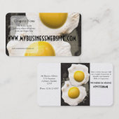 卵の上の明るい側面 名刺 (正面/裏面)