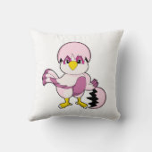 卵の中のオウムと卵殻.PNG クッション (裏面)