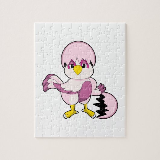 卵の中のオウムと卵殻.PNG ジグソーパズル (縦)