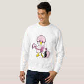 卵の中のオウムと卵殻.PNG スウェットシャツ (正面フル)