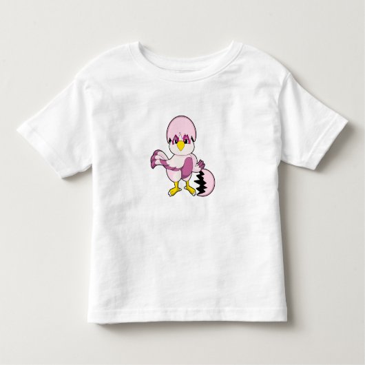 卵の中のオウムと卵殻.PNG トドラーTシャツ (正面)