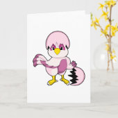 卵の中のパロット Eggshell.PNG カード (黄色い花)