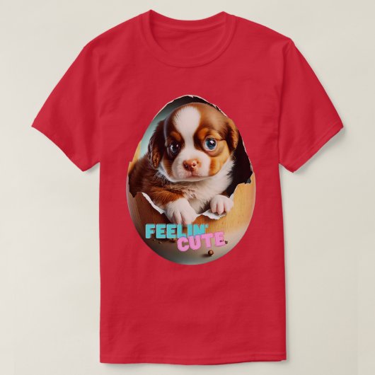 卵の中の犬の話 Tシャツ (デザイン正面)