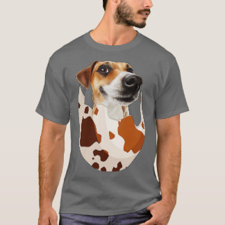 卵の中の犬は愛最高の者の賜物だ Tシャツ