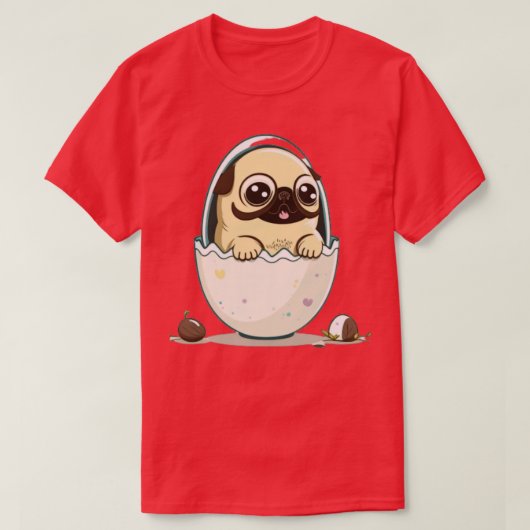 卵の中の犬174 Tシャツ (デザイン正面)