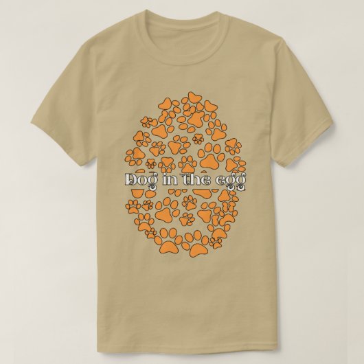 卵の中の犬20 Tシャツ (デザイン正面)