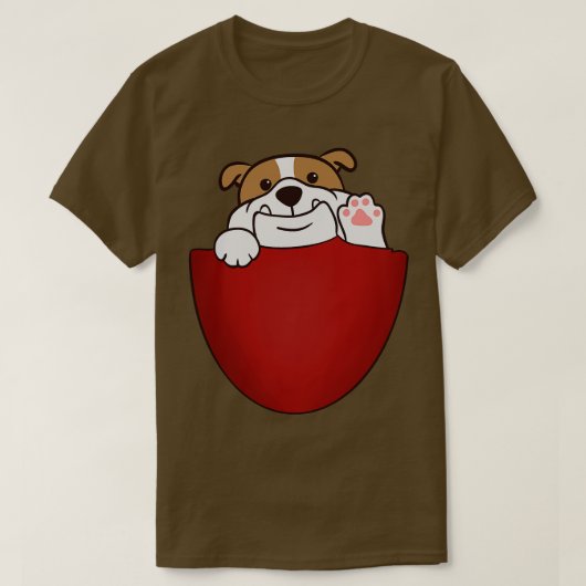 卵の中の犬2 Tシャツ (デザイン正面)