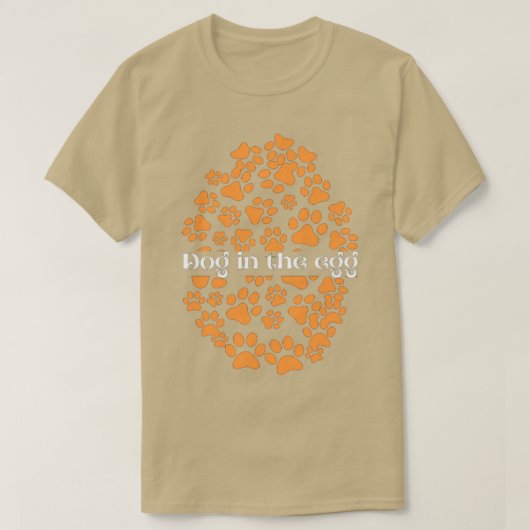 卵の中の犬2 Tシャツ (デザイン正面)