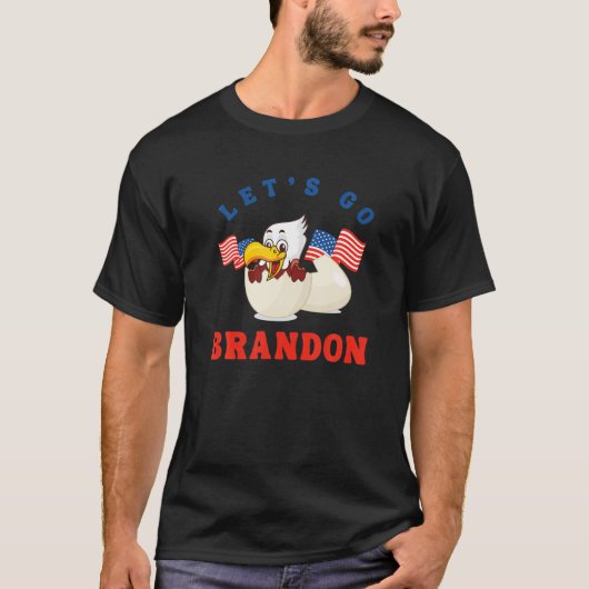 卵の中の鷲と共にブラントンに行こう Tシャツ (正面)