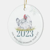卵の価格 | 笑えるお買い物 クリスマス2023 セラミックオーナメント (左)