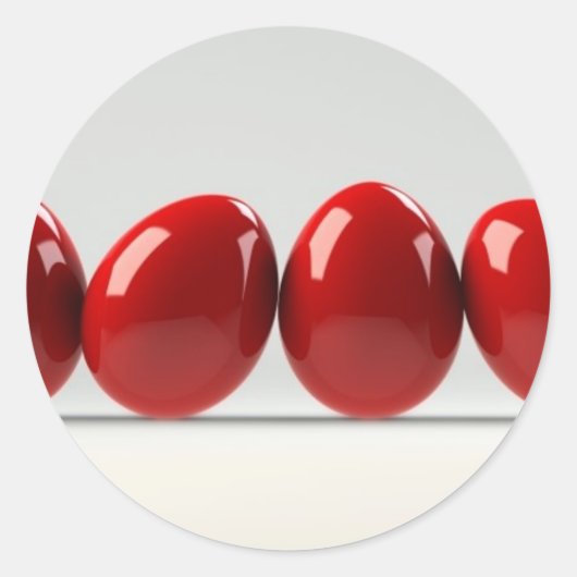 卵の列 ラウンドシール (正面)