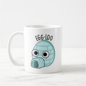 卵の卵おもしろいのパン コーヒーマグカップ (左)