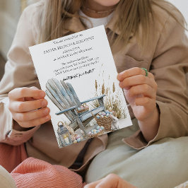 卵の古いチェアのまわりにと卵狩り付きバスケット 招待状