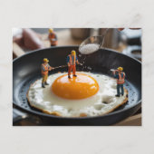 卵の固おもしろい定建築 ポストカード (正面)