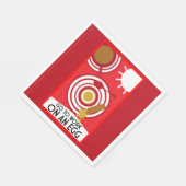 卵の壁アートに取り組む スタンダードランチョンナプキン (角)