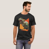 卵の復活祭の卵狩り恐竜の復活祭 Tシャツ (正面フル)
