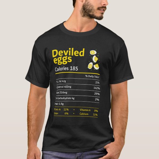 卵の栄養事実感謝服C Tシャツ (正面)