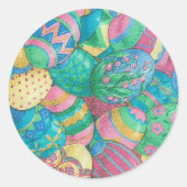 卵の棒 ラウンドシール (正面)