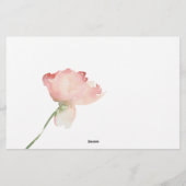 卵の殻と赤面フローラアドバイスの結婚願い 便箋 (裏面)