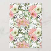 卵の殻と赤面フローラロマン結婚チックのメニュー メニュー (裏面)