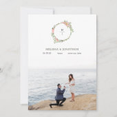 卵の殻と赤面フローラ画像の保存日付 セーブザデート (正面)