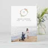 卵の殻と赤面フローラ画像の保存日付 セーブザデート (スタンド正面)