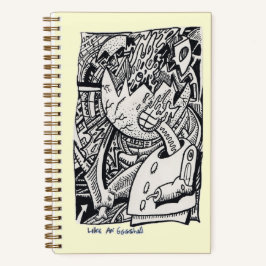 卵の殻のようなノート ノートブック