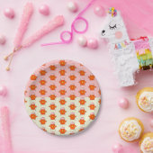 卵の殻の模様が入った可愛いイースターチック ペーパープレート (パーティー)