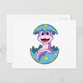 卵の殻を持つ蛇 ポストカード (正面/裏面)