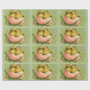 卵の殼のひよこ ラッピングペーパー
