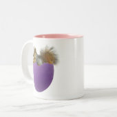 卵の殼のマグのリス ツートーンマグカップ (正面左)