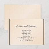 卵の殼の優雅の結婚式のリハーサル 招待状 (正面/裏面)