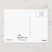 卵の殼の郵便はがきのリス ポストカード (裏面)