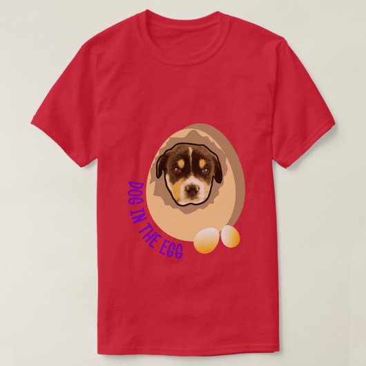 卵の犬168 Tシャツ (デザイン正面)