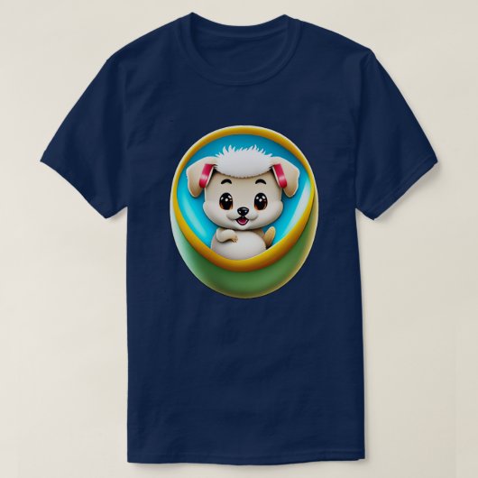 卵の犬239 Tシャツ (デザイン正面)