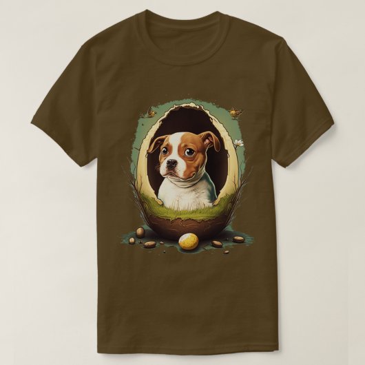 卵の犬265 Tシャツ (デザイン正面)