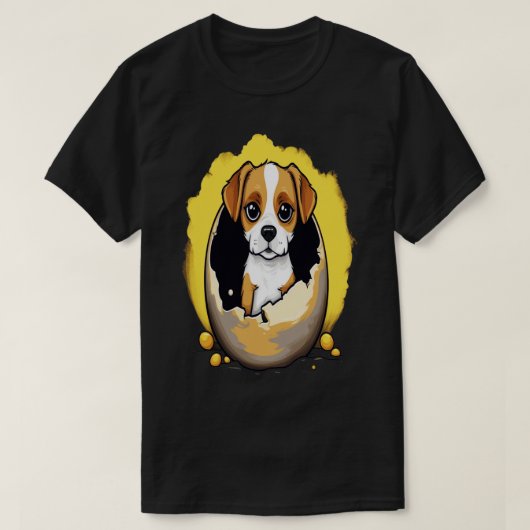 卵の犬310 Tシャツ (デザイン正面)
