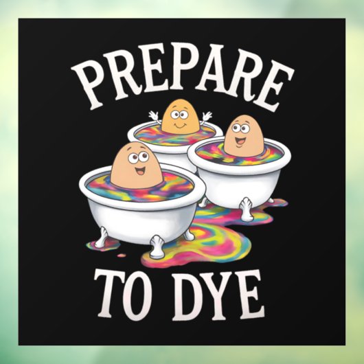 卵の狩りおもしろい復活祭の日曜日を染める ウィンドウサイン (シート3)