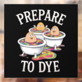 卵の狩りおもしろい復活祭の日曜日を染める ウィンドウサイン (シート2)