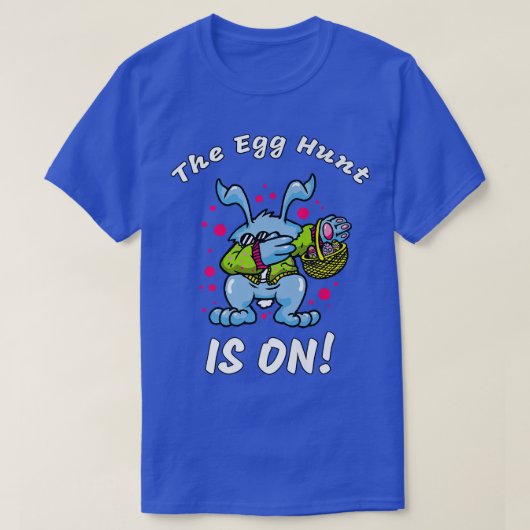 卵の狩りが付いている Tシャツ (デザイン正面)