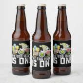 卵の狩りは格言おもしろい復活祭 ビールラベル (ボトル)