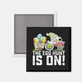 卵の狩りは格言おもしろい復活祭 マグネット (正面/裏面)