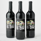 卵の狩りは格言おもしろい復活祭 ワインラベル (ボトル)