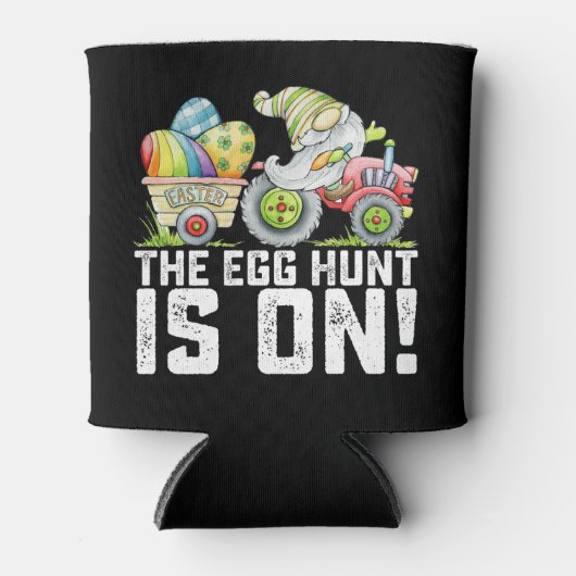 卵の狩りは格言おもしろい復活祭 缶クーラー (正面)