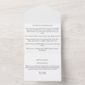 卵の狩り、イースターバニー狩り オールインワン招待状 (内側)