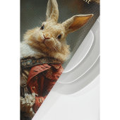 卵の狩り、イースターバニー狩り キッチンタオル