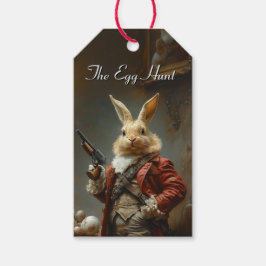 卵の狩り、イースターバニー狩り ギフトタグ